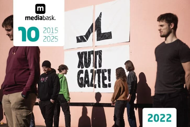 [Dix ans d'actualité - 2022] Xuti Gazte : les jeunes abertzale lancent un nouveau mouvement
#Mediabask10ans
mediabask.eus/fr/info_mbsk/2…