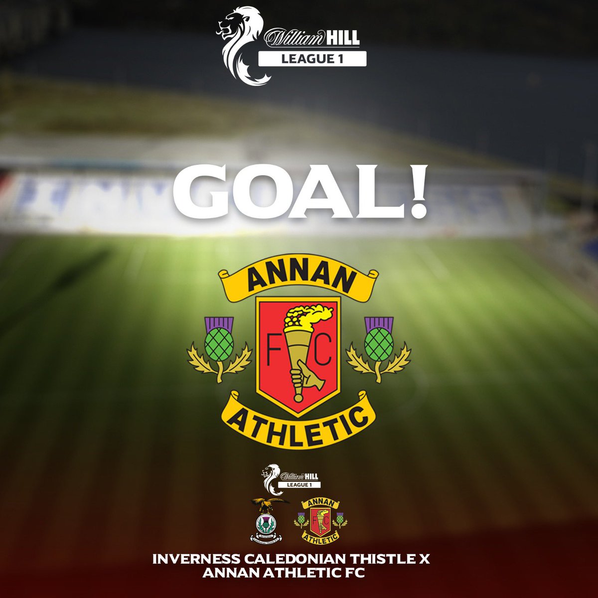 3’ PAUL SMITH GIVES US A PERFECT START!!!!

Inverness 0-1 Annan