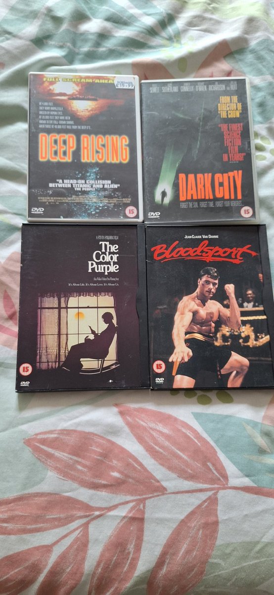 davefilmfan1's tweet image. So chuffed with these bad boys I got today in town. 4 of my favourite films and the colour purple I haven't seen before. #snapcase #snappy #PhysicalMedia