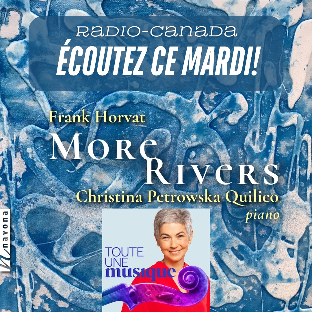Merçi beaucoup Toute une musique on <a href="/icimusique/">ICI Musique</a>, Radio-Canada for sharing music I composed for acclaimed pianist, <a href="/CPQuilico/">Christina Petrowska Quilico, C.M.,OOnt, FRSC</a>. 

Listen this Tuesday evening: ici.radio-canada.ca/ohdio/musique/…