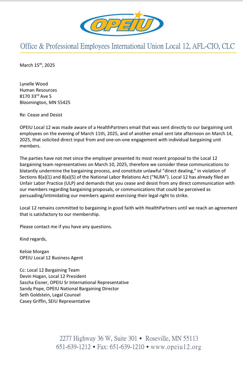 OPEIU Local 12 (@opeiulocal12) on Twitter photo 