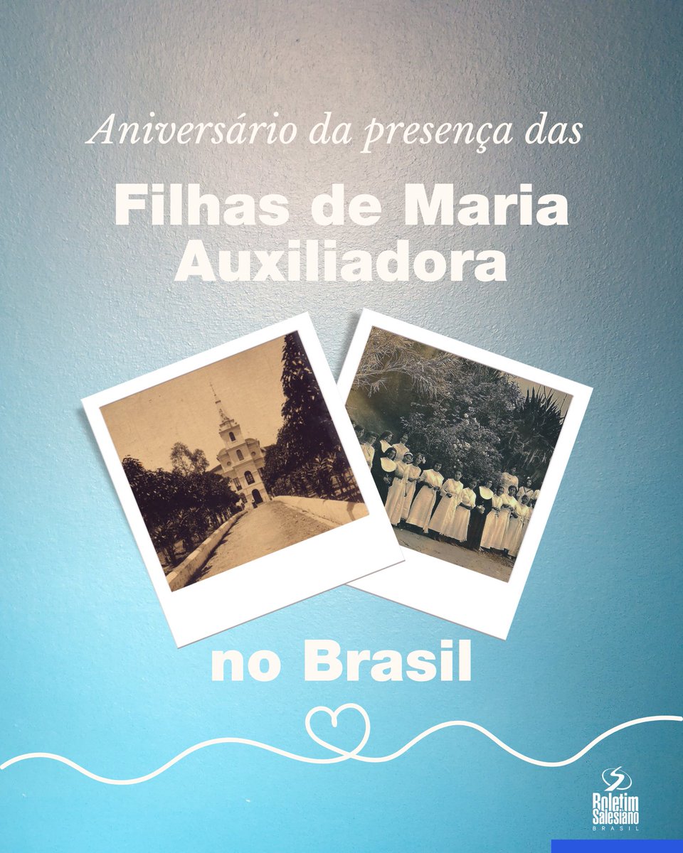BoletimS's tweet photo. No dia 16 de março de 1892 , as Filhas de Maria Auxiliadora desembarcaram em Guaratinguetá , trazendo consigo o carisma salesiano para a educação e evangelização das meninas e jovens brasileiros.

#FMAnoBrasil #Salesianas #EducaçãoSalesiana #132AnosDeMissão #MariaAuxiliadora https://t.co/BXO2toSy8B