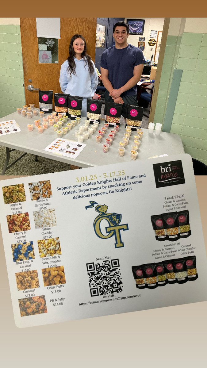 NVOT_HOF's tweet photo. Support the NVOT Athletic Hall of Fame. Buy some gourmet popcorn!  Sale ending Monday.  https://t.co/YHjG659CNy https://t.co/DmaP4L3NQi