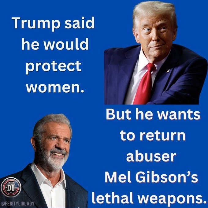 #DemsUnited #DemVoice1
Elizabeth Oyer was fired after being told to restore Mel Gibson's gun rights and she would not.  Mel Gibson was convicted of domestic violence.  He shouldn't have a gun but Ms. Oyer was told that he was a good friend of Trump's.
So much for law and order.