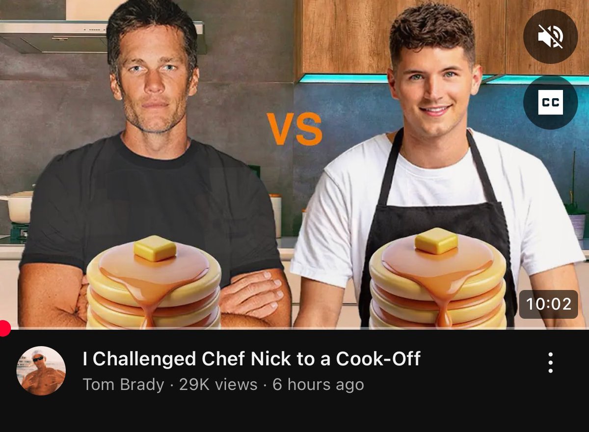 Tom Brady has to be doing his thumbnails himself 💀