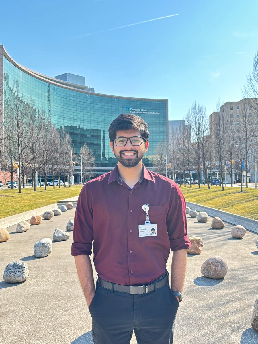 Thrilled to share that it has been 5 months at <a href="/CleClinicHVTI/">Cleveland Clinic Heart, Vascular & Thoracic</a>! 🎉
Grateful for the incredible mentorship, opportunities and professional growth. Excited for what's ahead!

#MedTwitter #clevelandclinic #HVTI