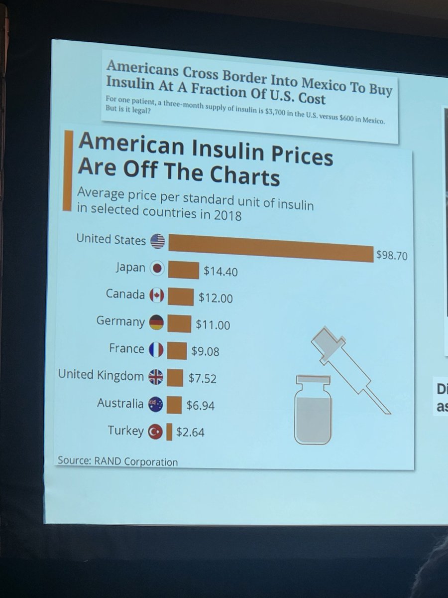 I'm generally supportive of free trade &amp; open markets. But when it comes to health, equitable access has to be the highest priority. For anyone thinking that Australia's Pharmaceutical Benefits Scheme is problematic, see this slide from an American conference I just attended.