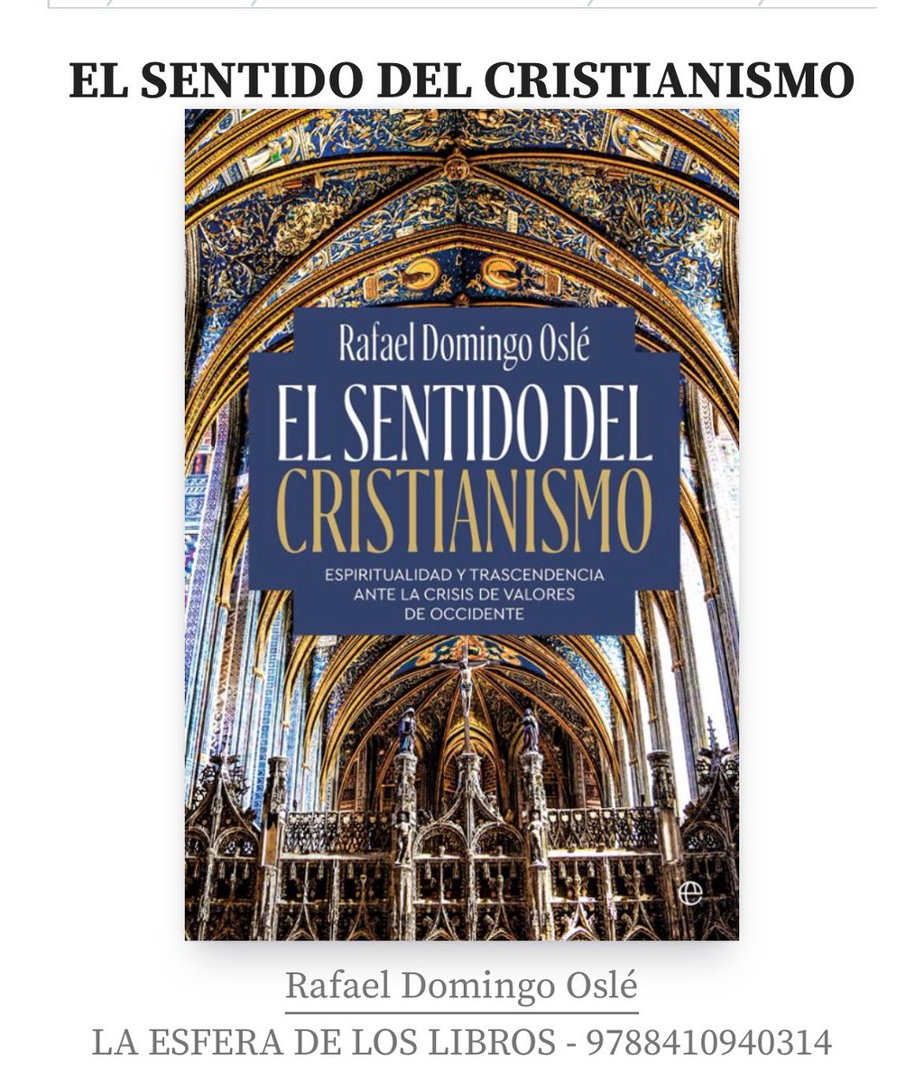 De mi colega y amigo <a href="/RafaelDomingoO1/">Rafael Domingo Osle</a>