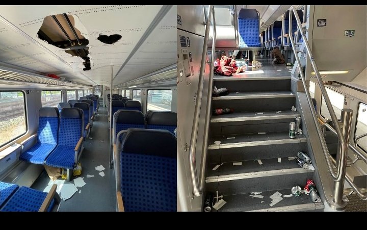 Solid_Koblenz's tweet photo. Wir sind fassungslos und zittern immernoch am ganzen Körper. Wir wollten nur mit dem Regio von Mainz nach Koblenz. Auf einmal stieg eine Gruppe matetrinkender Mitglieder der  Linksjugend ['solid] Koblenz ein und zerschlug alles was ihnen im Weg stand. #rlplmv25 #fassungslos 😔 https://t.co/t2wserVMXw
