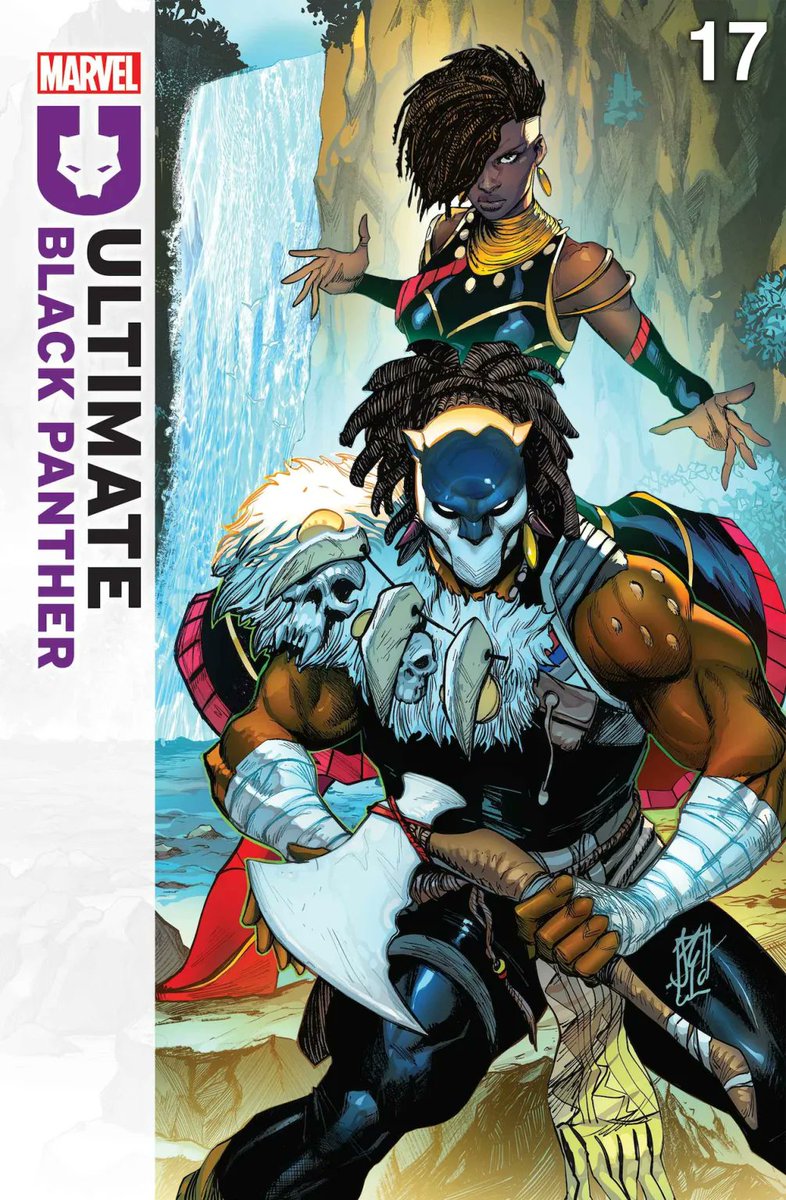 FANTASTICF4UR's tweet photo. غلاف العدد 17 لسلسلة Ultimate Black Panther القادم بتاريخ 11 يونيو.
• سيركز العدد على شخصية Killmonger والملكة Okoye، والتي سوف تكشف له سر حقيقة زواجها من تشالا في مهمتهم.
- من كتابة: #BryanHill
- ورسم: #StefanoCaselli
ْ
#MarvelComics #UltimateUniverse #BlackPanther https://t.co/kaYkRzOSlt