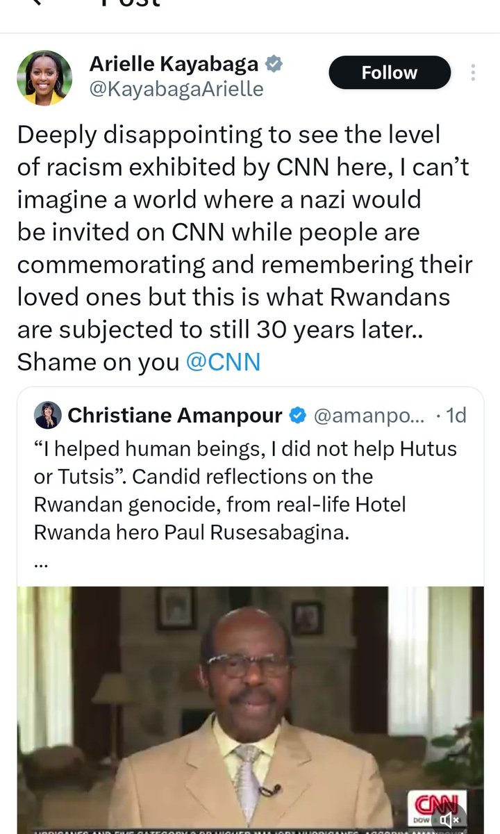 Le_respectable's tweet photo. @Patriote257 @KayabagaArielle Ahubwo amacakubiri nayo afise ararengeje!! Uzi ko yavuze ko abahutu ari aba NAZI!! https://t.co/9xWJCKabYd