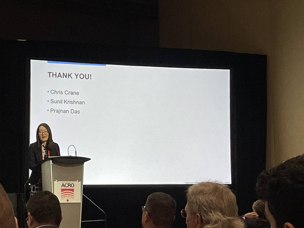 Stephanie Dudzinski MD, PhD (@stephdudzinski) on Twitter photo Fantastic GI talks from long-time mentor & friend <a href="/nbn426/">Neil Newman</a> on how we should use ☢️for esophageal cancer & new acquaintance Dr. Randa Tao <a href="/MayoAZRadOnc/">Mayo Clinic Arizona Radiation Oncology</a> on cholangiocarcinoma whose slides felt like 🏠 😊 <a href="/MDAndersonNews/">MD Anderson Cancer Center</a>
<a href="/ACRORadOnc/">ACRO - American College of Radiation Oncology</a> <a href="/ACROresident/">ACROresident</a> #ACRO2025 #ACROinVegas Fantastic GI talks from long-time mentor & friend <a href="/nbn426/">Neil Newman</a> on how we should use ☢️for esophageal cancer & new acquaintance Dr. Randa Tao <a href="/MayoAZRadOnc/">Mayo Clinic Arizona Radiation Oncology</a> on cholangiocarcinoma whose slides felt like 🏠 😊 <a href="/MDAndersonNews/">MD Anderson Cancer Center</a>
<a href="/ACRORadOnc/">ACRO - American College of Radiation Oncology</a> <a href="/ACROresident/">ACROresident</a> #ACRO2025 #ACROinVegas