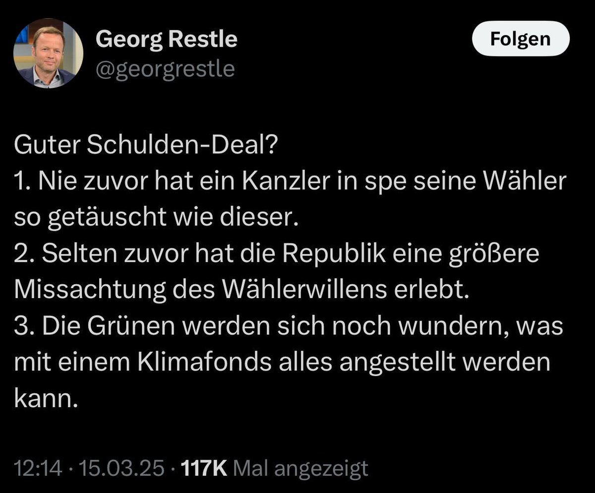 Seit wann schreibt Georg Restle für NIUS?