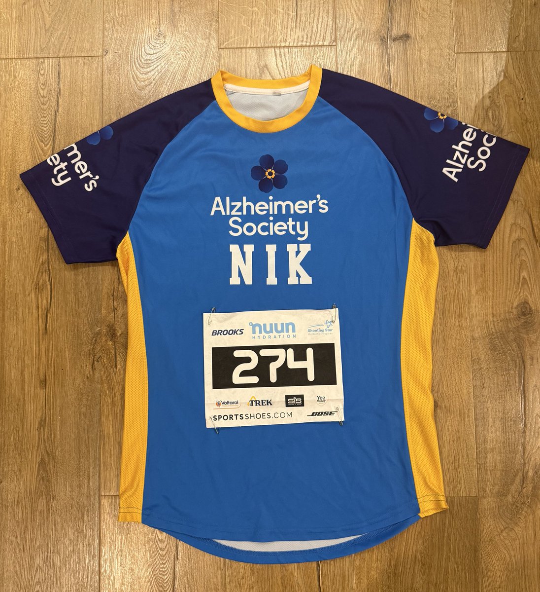 Ready for the <a href="/surreyhalf/">Surrey Half Marathon</a> Marathon tomorrow - final warm-up race ahead of the London Marathon in April, raising money <a href="/alzheimerssoc/">Alzheimer's Society</a> ❤️

justgiving.com/fundraising/ni…