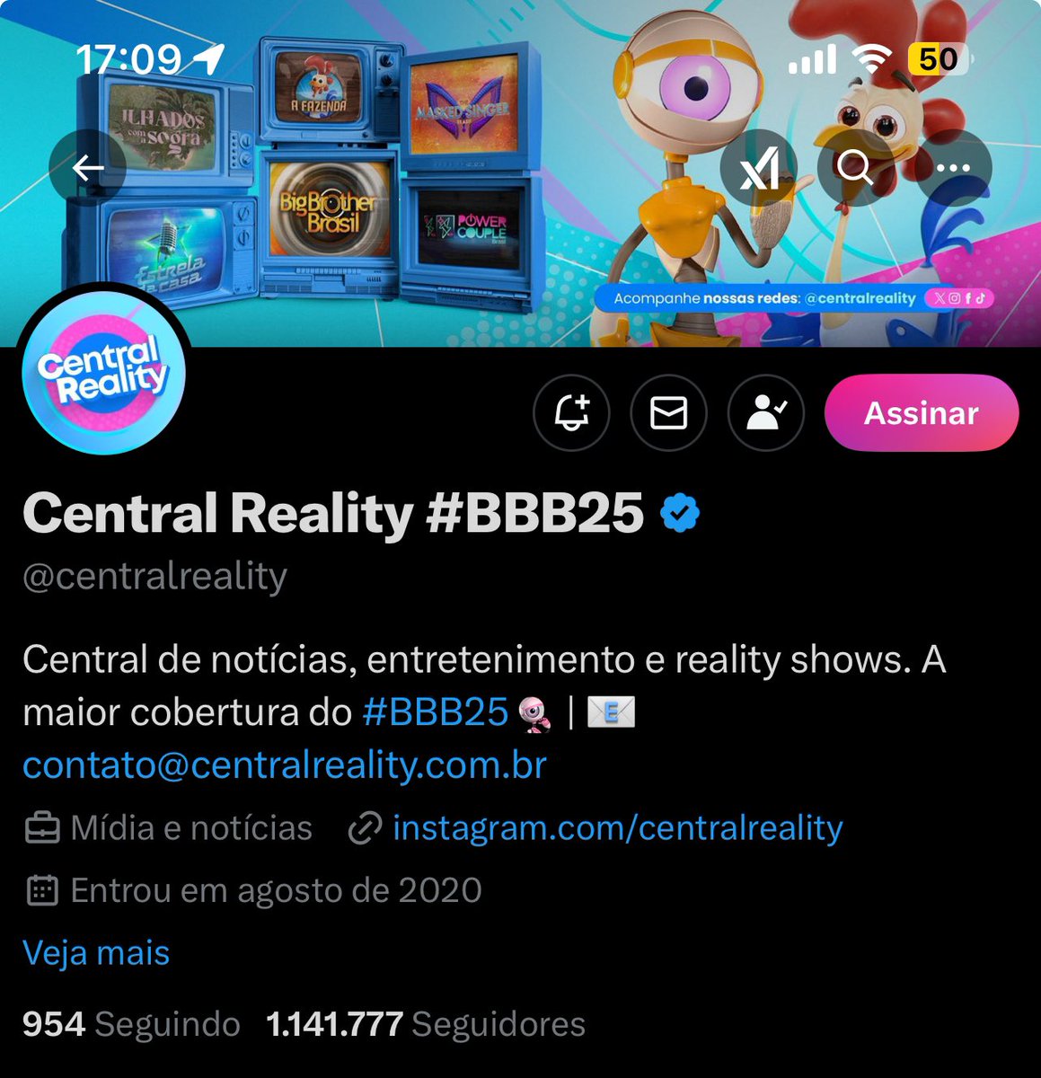 CENTRAL ALINE, PÁGINA QUERENDO QUEIMAR AS MENINAS A QUALQUER CUSTO 

#BBB25
