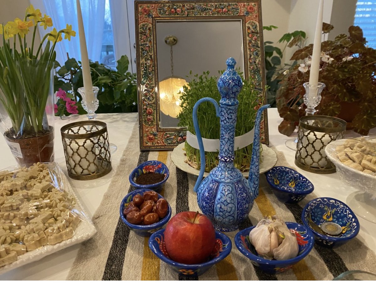 March 20 is the first day of spring and the ancient Nowruz. Happy New Year to all my friends and wishing you a prosperous and happy year.
(Though I will be teaching all day!)