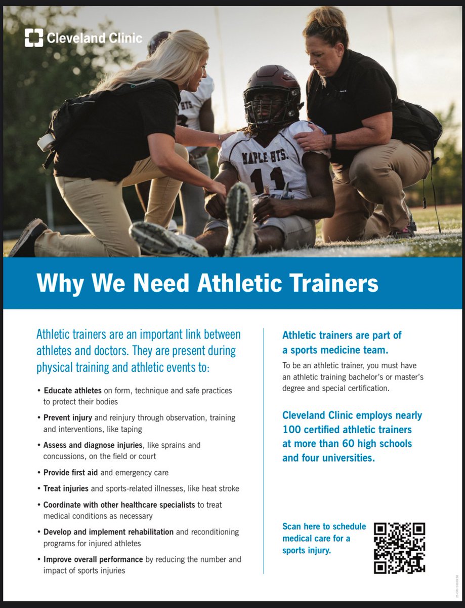 AthleticFalcons's tweet image. March is Athletic Training Month! A huge thank you to the Cleveland Clinic and our incredible athletic trainer, Zach McVicker, for all he does for our Fairless student-athletes! #SOAR #GoFalconsGo