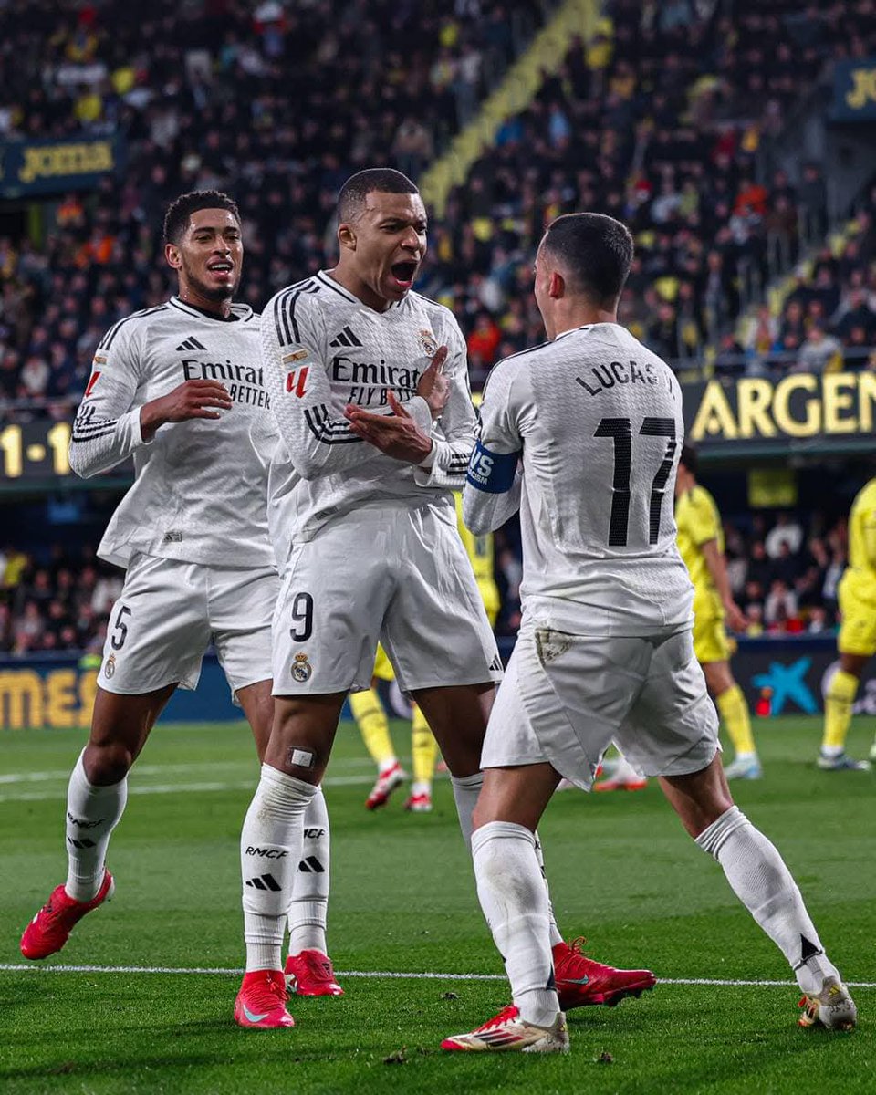 ريال مدريد يتصدر الليغا مؤقتا بفوزه على فياريال بهدفين سجلهما مبابي مقابل هدف وحيد