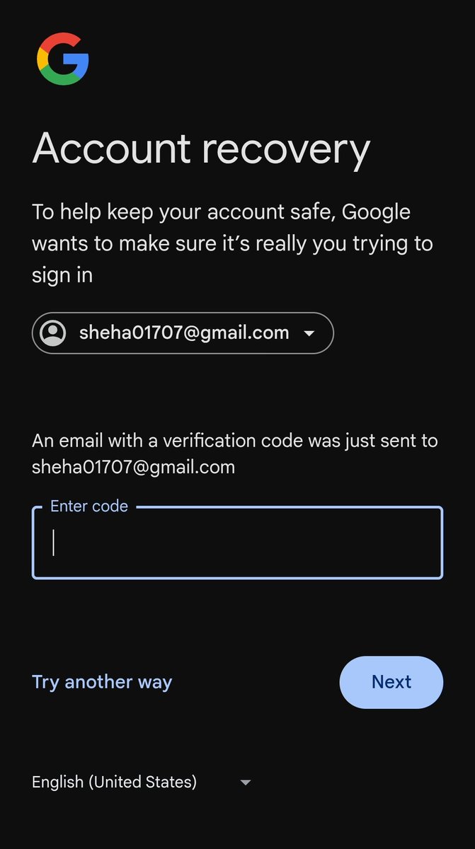 ss_ador's tweet photo. @gmail Hey there
I'm facing an issue with my gmail account. I forgot the new password, and when I'm trying to get code, it is sending it to my same mail. It is not working with my phone number. 
Please help ASAP https://t.co/bVMdfnWDfh