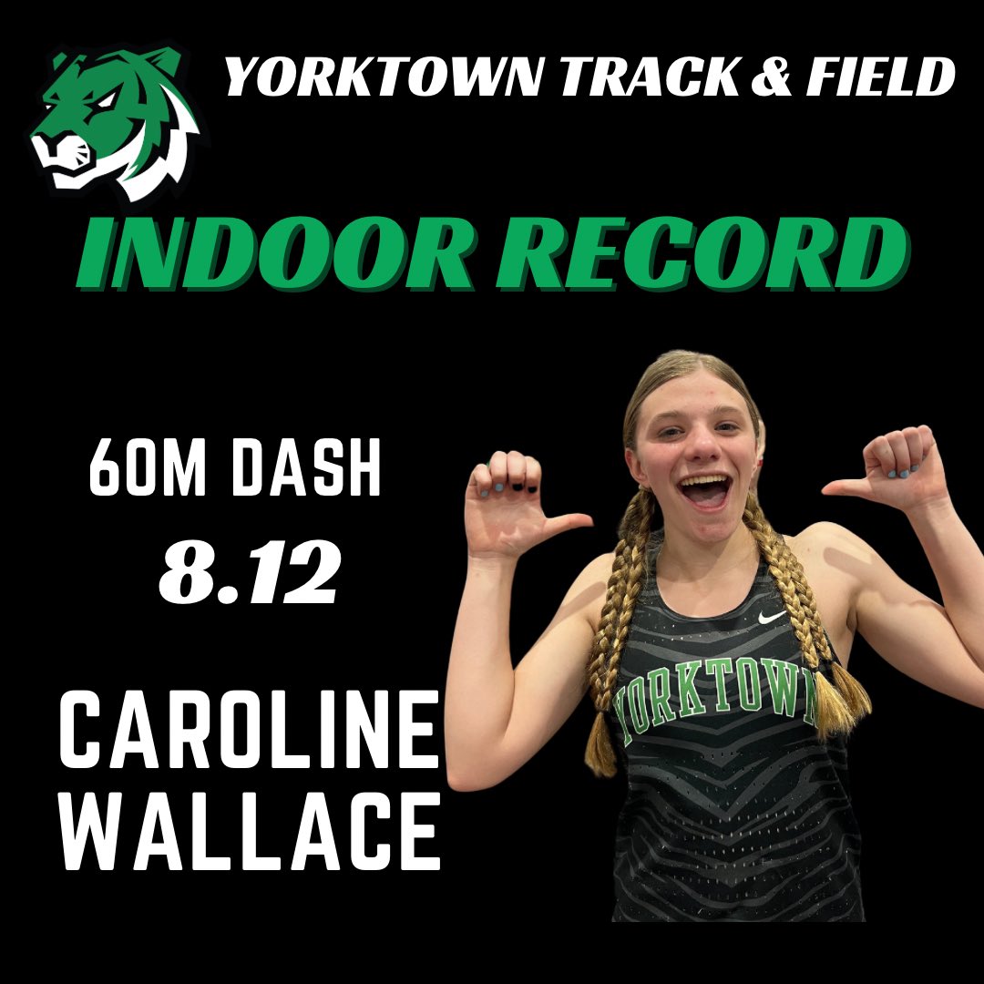 Another Meet at IWU, another set of Indoor School Records broken!!! Congrats to Caroline Wallace, Wyatt Turner, and Daniel Davis! 

#TigerTrack performed well across the board today. Several Tigers set indoor bests, overall personal bests, and gained more valuable experience!