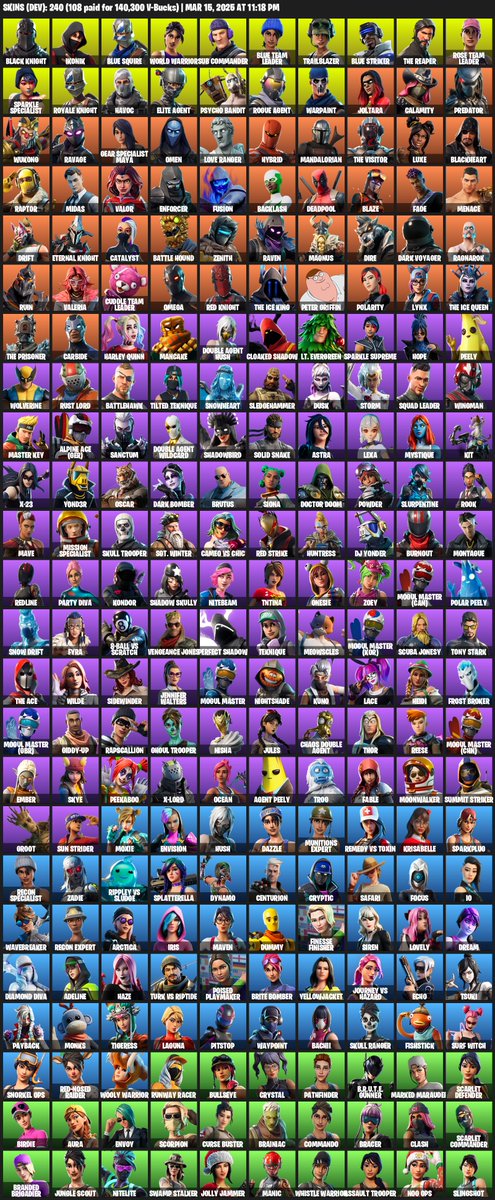 BounserStock's tweet photo. Selling this BK FORTNITE ACC

240 skins | OG STW | Black Knight | Sparkle Specialist | IKONIK | Merry Mint + Leviathan Axe https://t.co/vuzklau9gA