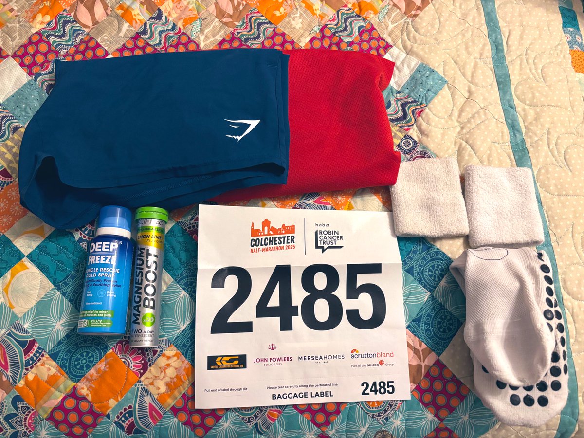 1 more 😴 till the <a href="/ColHalfMarathon/">Colchester Half Marathon</a> 🏃‍♂️. 🤞to all those competing &amp; a huge 🙌 to all the volunteers. See you on the other side!