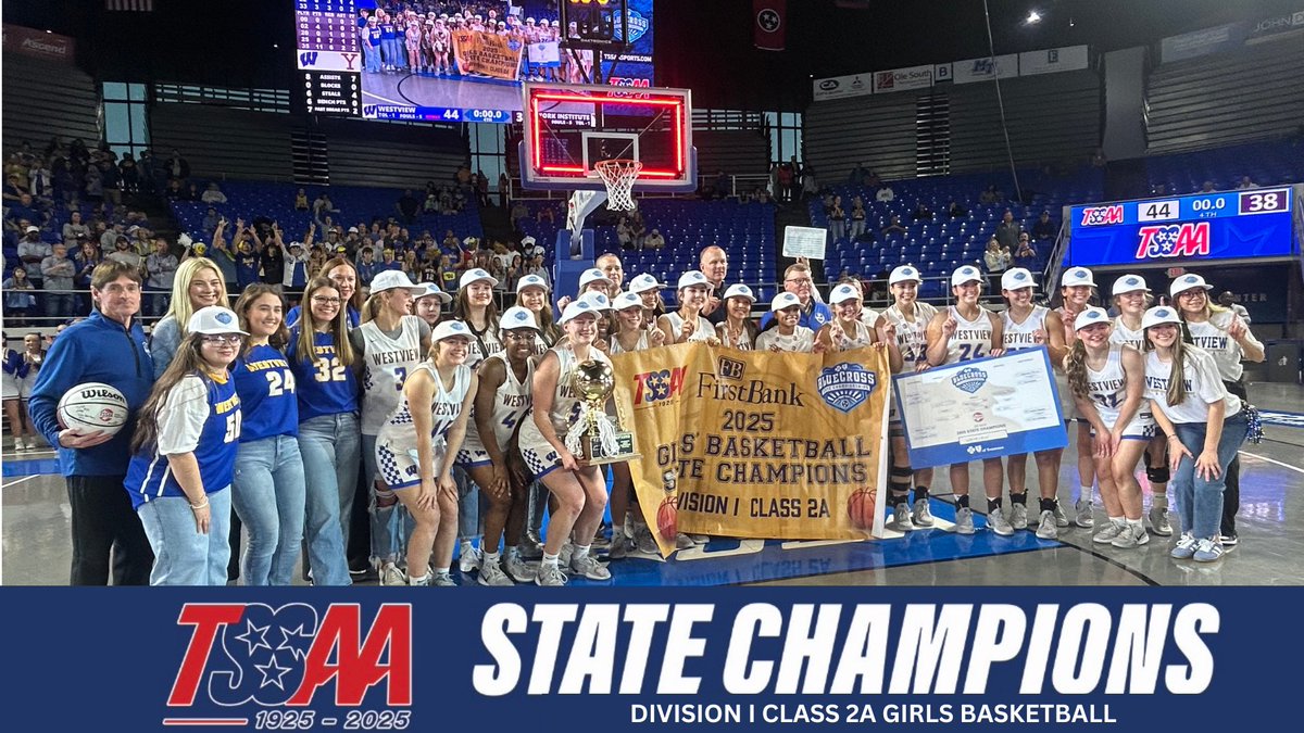 TSSAA Division I Class 2A Girls Basketball State Champions!🏆🏀

Westview!