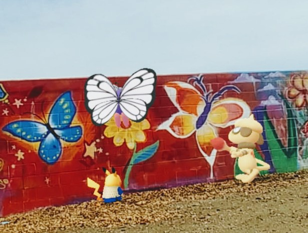 trainer_novice's tweet image. Just a few more touches &amp;amp; it's done 
#PokemonGO #PokemonGOar 
#ARofTheDay #GOsnapshot 
#TheButterflyEffect