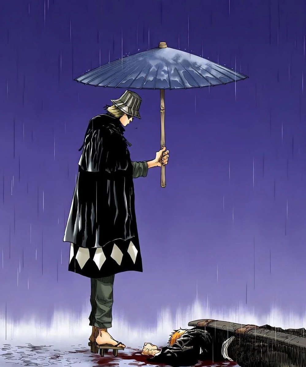 mussi3x's tweet photo. the second I saw this it reminded me of this Bleach panel https://t.co/dKYGSgeJcc