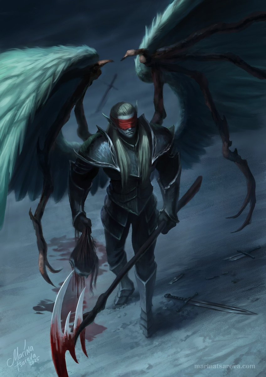 Dareggon - OC concept art ✍️ If you follow me you’ve probably seen him in a couple of my artworks  #oc #DungeonsAndDragons #BaldursGate3 #DarkFantasy