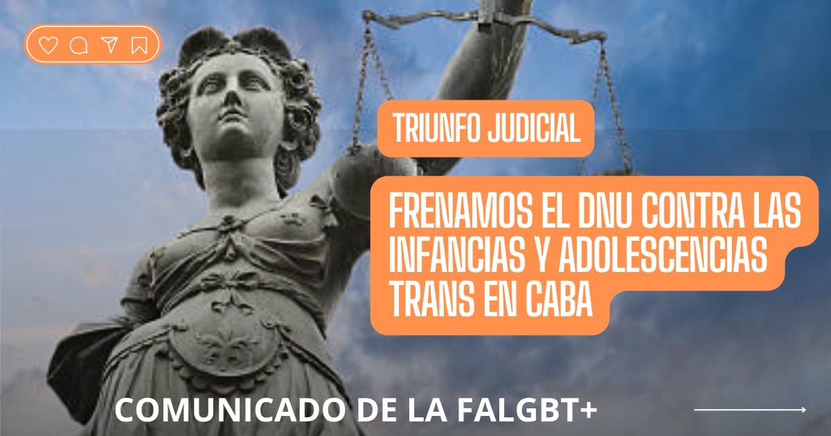 📢✨ ¡TRIUNFO JUDICIAL! ✨📢

Frenamos el DNU 62/25 en CABA

Comunicado completo:
instagram.com/p/DHOckxdA-P_/…