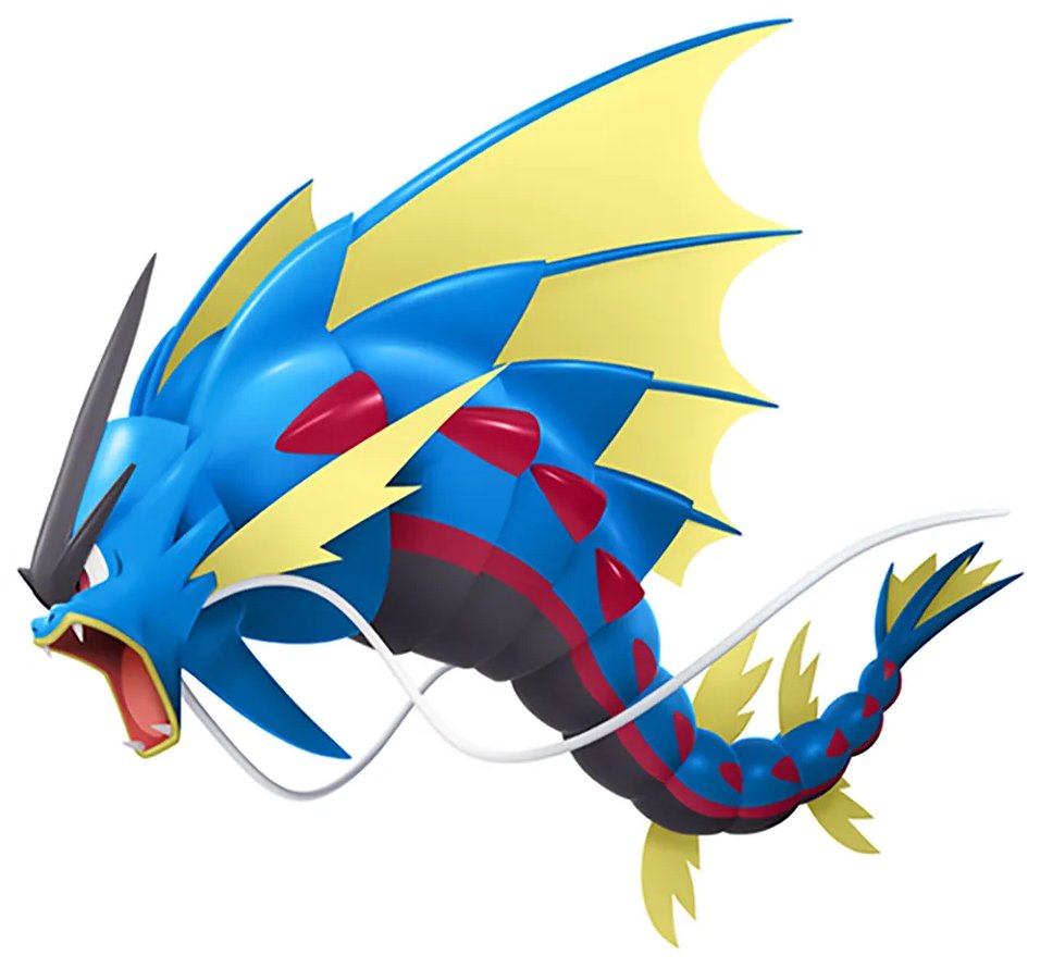Haven't seen many people talk about the new mega Gyarados render for ZA, image size:956x890