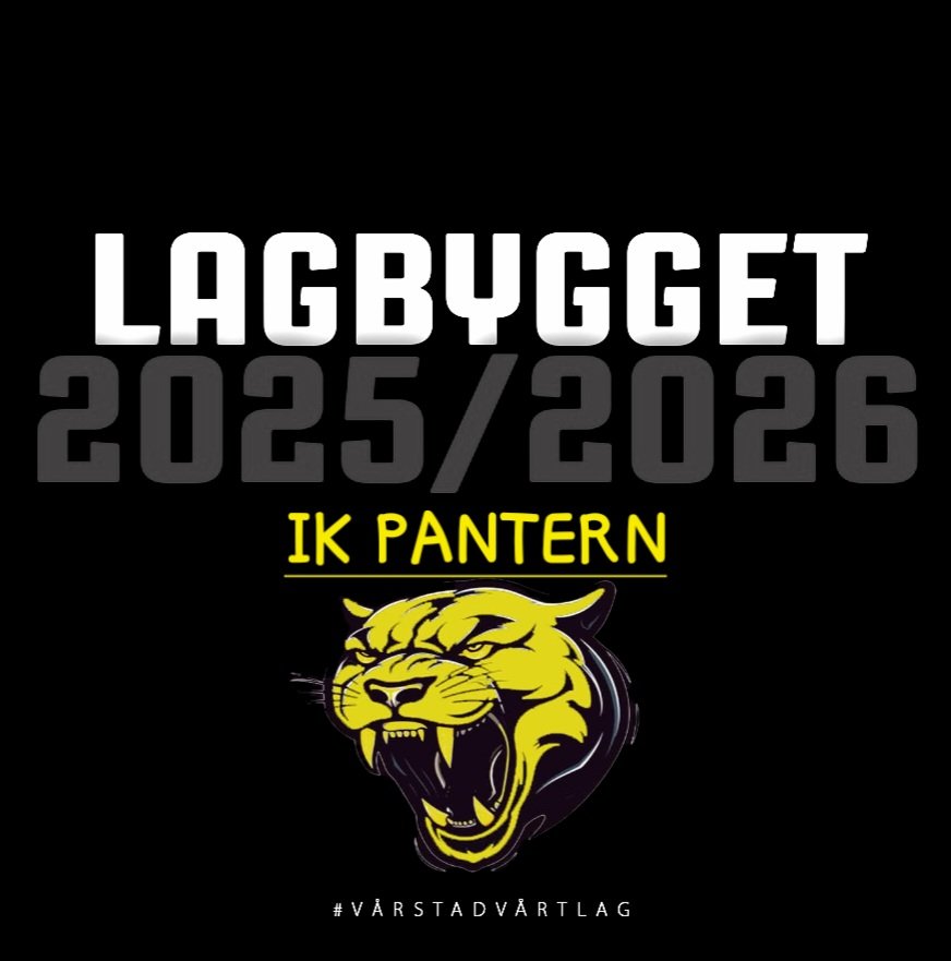 Snart drar lagbygget igång 👍💛🖤💛🖤 #ikpantern #hockeyettan