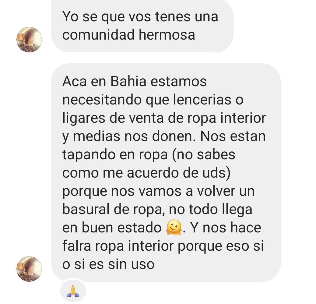 lacurvadelamod's tweet photo. IMPORTANTE: en #BahiaBlanca necesitan ropa interior nueva (por supuesto), hagan girar este tuit para ver si las marcas de lencería se suman para donar 🙏 https://t.co/rKeg0ktXdk
