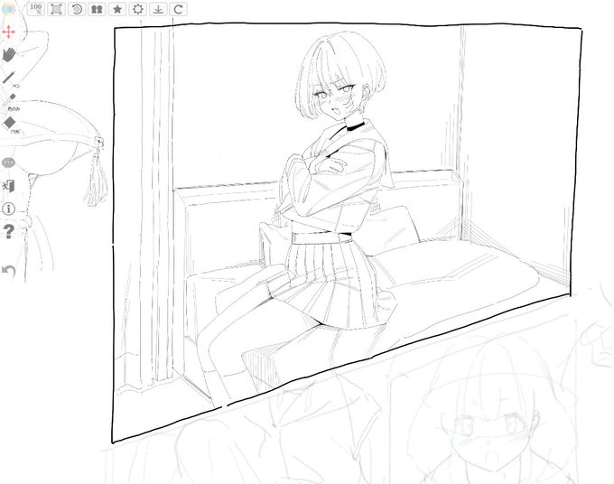 またオリキャラちゃんの漫画を描いてたり… 