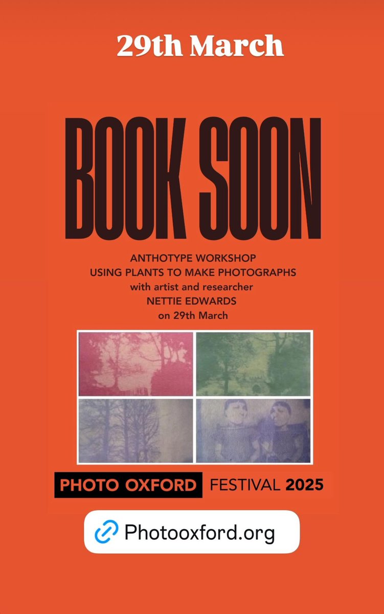 Still some places available! Ticket includes tasty, Vegetarian lunch. Bring nothing but a pinny and your curiosity. Please RT <a href="/PhotoOxford/">Photo Oxfordshire</a> <a href="/PhotoOxBrookes/">Photography: Oxford Brookes University</a> <a href="/alternativephot/">AlternativePhotography.com</a>