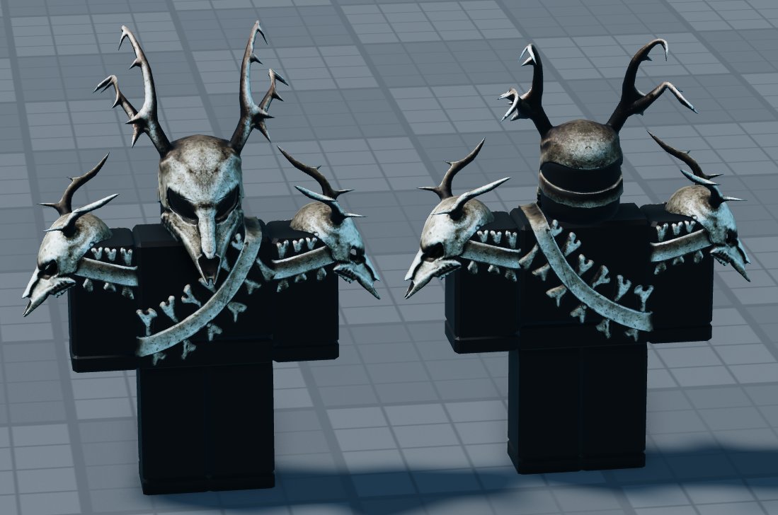 Smooth3Db's tweet image. Back to work, been streaming on YT :3
Wendigo Inspired UGC Set + Timelapse of me making it
youtu.be/RKg-DqG8wB4
#3D #blender #Blender3d #robloxart #blenderart #roblox #3dart #RobloxUGC