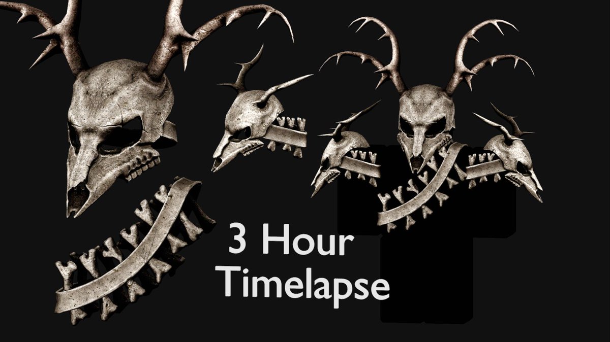 Smooth3Db's tweet image. Back to work, been streaming on YT :3
Wendigo Inspired UGC Set + Timelapse of me making it
youtu.be/RKg-DqG8wB4
#3D #blender #Blender3d #robloxart #blenderart #roblox #3dart #RobloxUGC