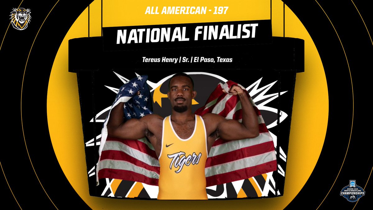 FHSUWrestling's tweet image. Tereus Henry is headed to the NCAA Wrestling National Finals! Henry won in the semis with a 4-2 decision!🔥💪 #ChampionshipBound #DefendTheFort #RollTiges