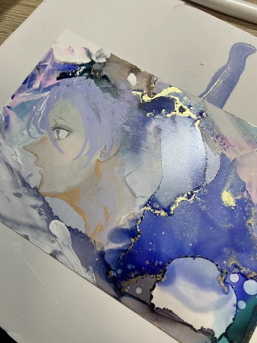 重ねたらいけた あと当たり前だけど鉛筆で描ける 