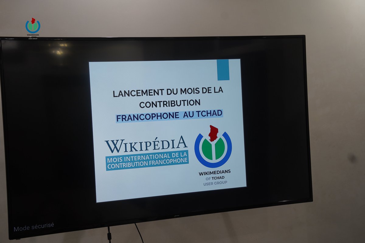 WikimediaTchad's tweet photo. 🚀 C'est officiel ! Ce samedi, nous avons lancé  à @WenakLabs, le Mois international de la contribution francophone au #Tchad. Tout au long du mois de mars, nous contribuerons activement à l’édition, la création et l’amélioration des articles Wikipédia sur le sport tchadien. https://t.co/uUCNCUBdb4