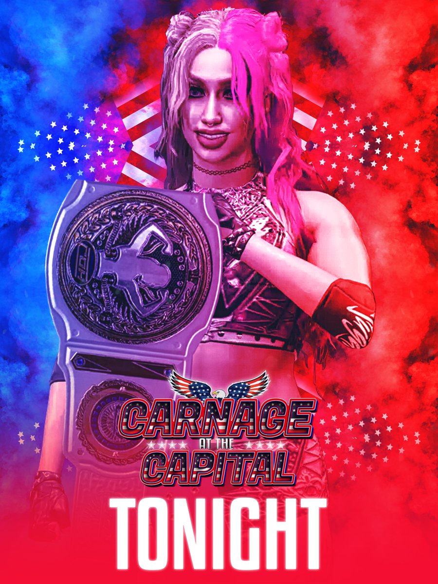 🎀 Sugar (@cuttingcharm) on Twitter photo Well… Tonight is the night I defend my Uprising Championship, against some very talented women. Hope you’re all ready, because I sure am; to beat you. 💅🏻
🗓️TONIGHT
🕧6pm EST/10pm UK
▶️Twitch.TV/CodeLions
<a href="/COHwrestling1/">COH Wrestling</a> #WWE2K25 #WWE #WWEGames #CATC #CarnageAtTheCapital🇺🇸 Well… Tonight is the night I defend my Uprising Championship, against some very talented women. Hope you’re all ready, because I sure am; to beat you. 💅🏻
🗓️TONIGHT
🕧6pm EST/10pm UK
▶️Twitch.TV/CodeLions
<a href="/COHwrestling1/">COH Wrestling</a> #WWE2K25 #WWE #WWEGames #CATC #CarnageAtTheCapital🇺🇸