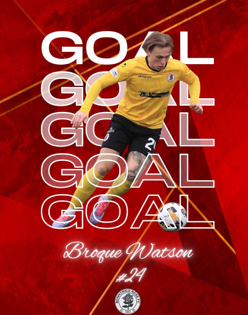 BonnyriggRose's tweet image. BROQQQQUEEEEEE👊👏

#RoseLive // 1-1 // 65’