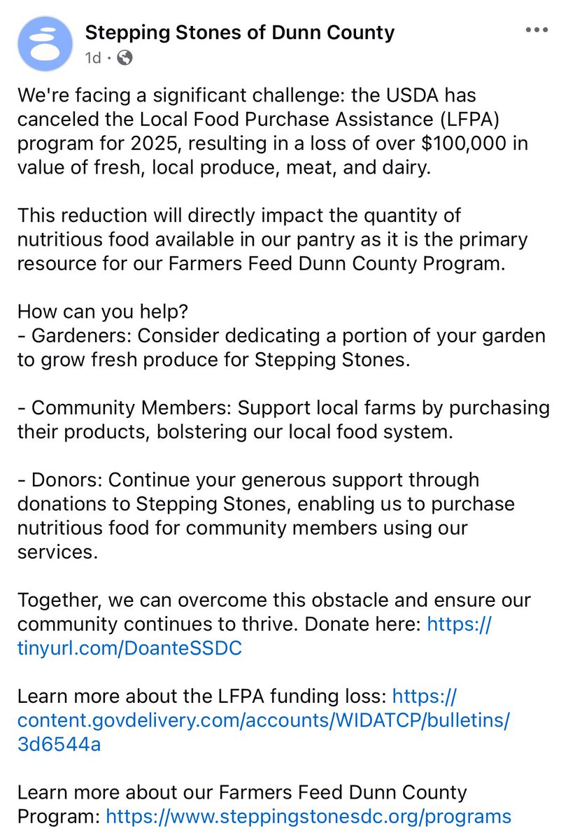 This is our local food pantry here in Dunn County, WI. 

Last year, 5,000 people used the food pantry’s services. More than 10% of the 45,000 people who live here.

Don’t tell me this isn’t class war.