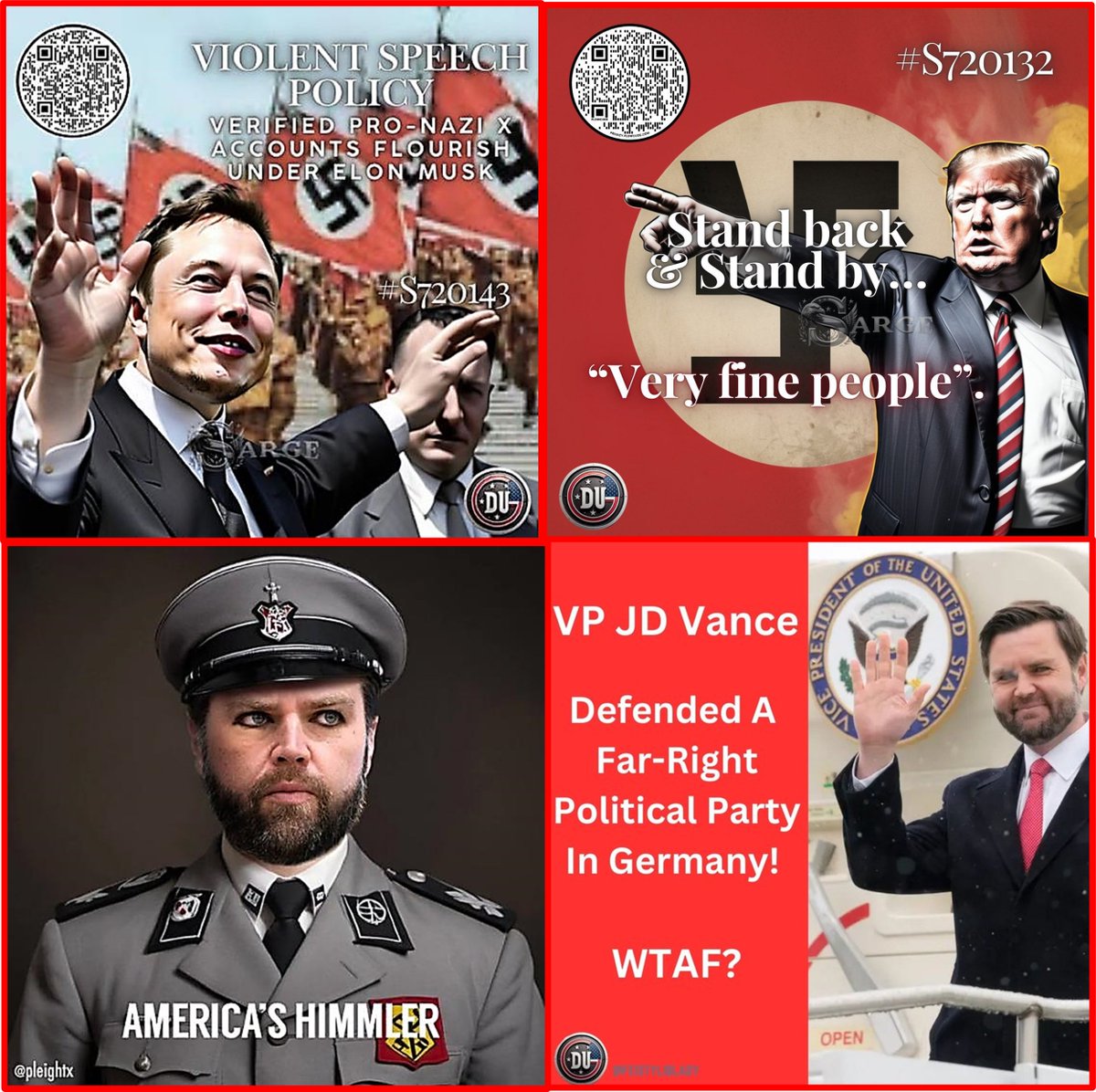 CamdenWatch's tweet image. 10000000000000 % ... Totally Illegal ... !!! ... It's long past time to impeach ... Traitor Trump & too deport Elon Musk back to So Africa ... !!!