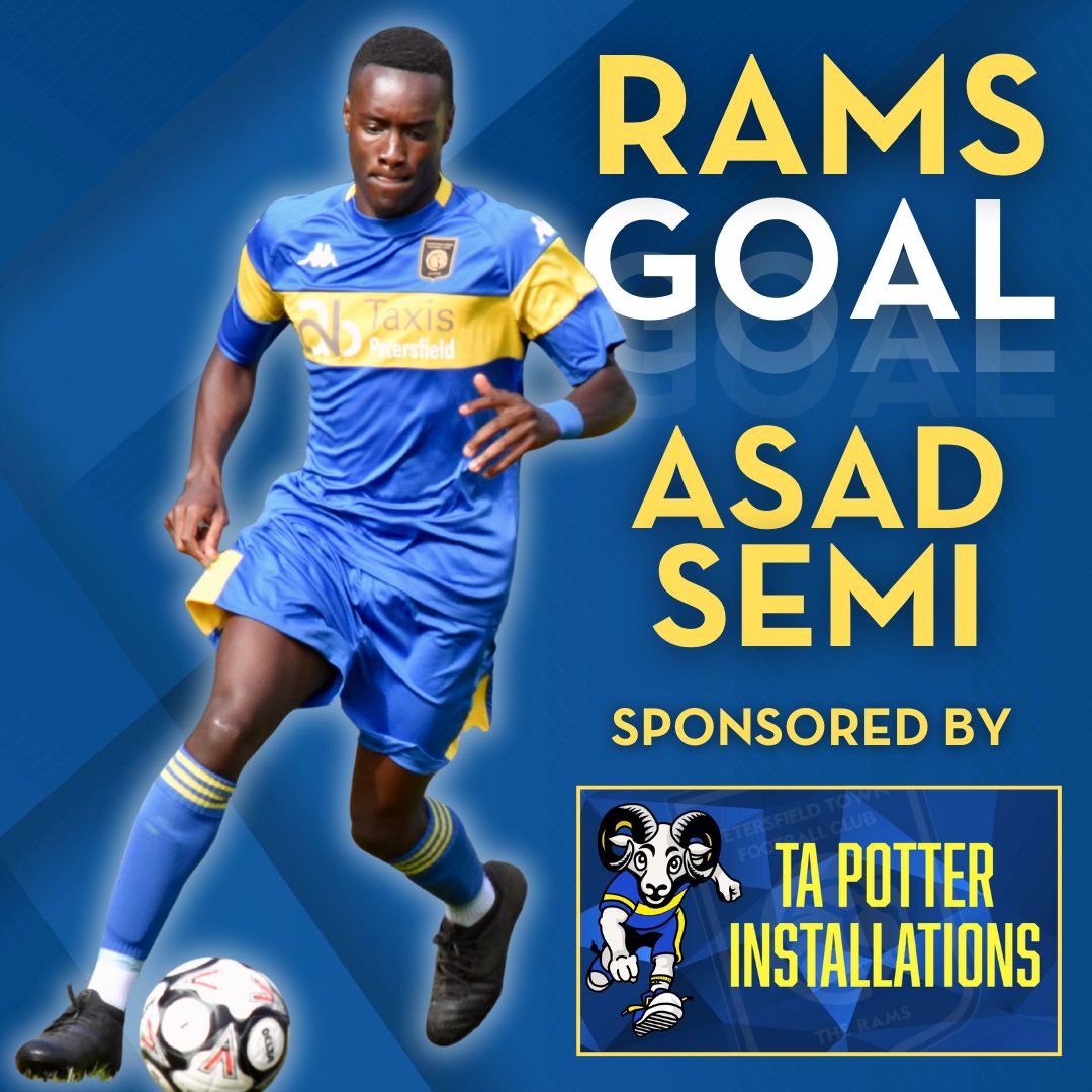 ⚽️ | 𝗚𝗢𝗔𝗟 𝗙𝗢𝗥 𝗧𝗛𝗘 𝗥𝗔𝗠𝗦

The Rams 2-1 Little Common

Asad Semi puts us back in front, a strike inside the box in the 72nd minute.

Asad is sponsored by TA Potter Installations.

#UpTheRams