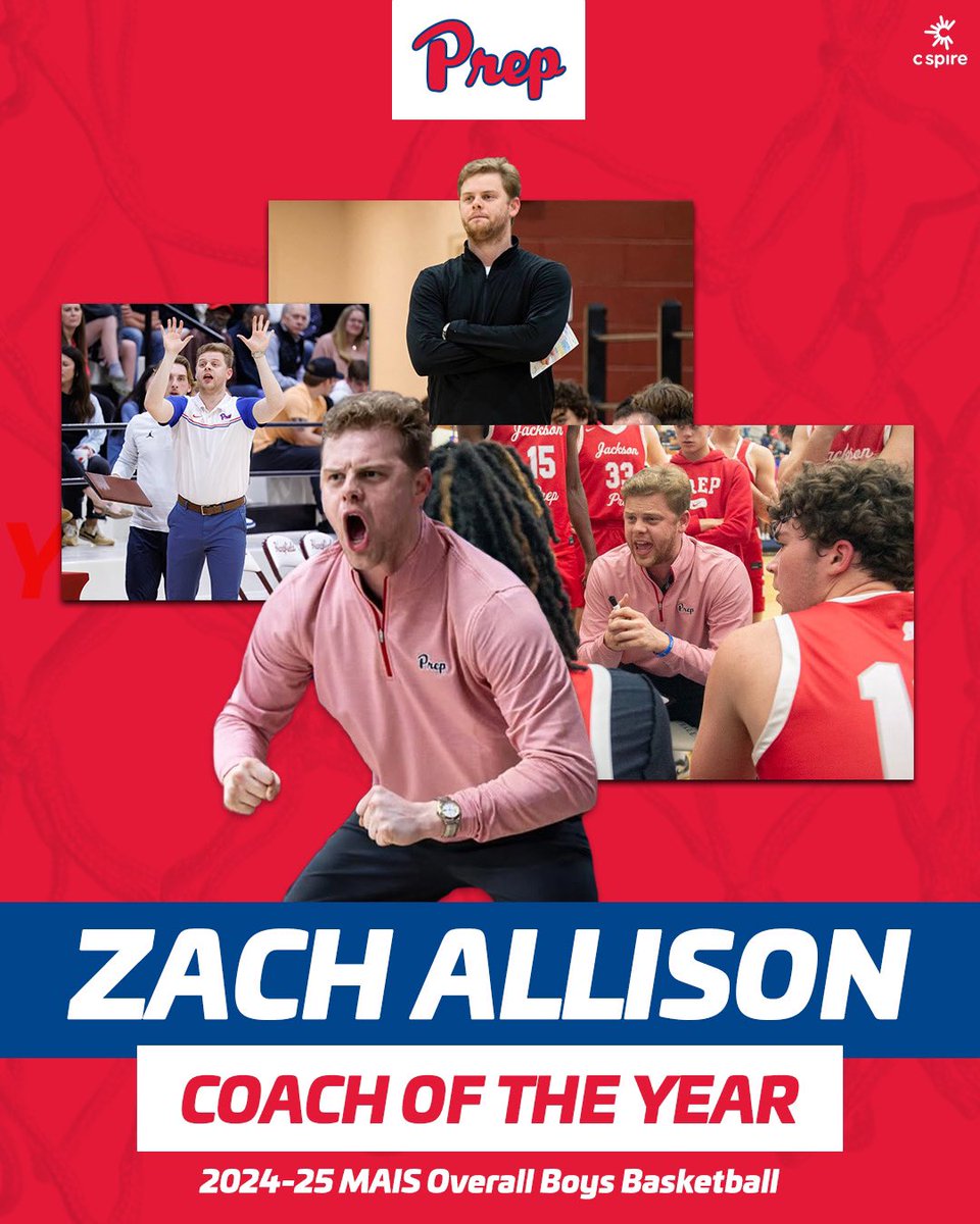 JPBoysBB's tweet photo. Congratulations to Coach Allison for being named the 2024-2025 MAIS Overall Boys Basketball Coach of the Year! 

#PrepFamily https://t.co/0JudmMeIPK