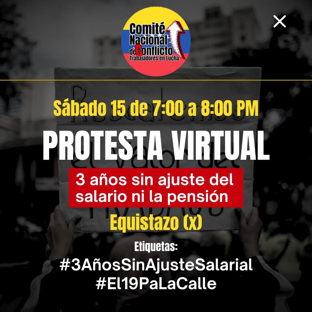 FNLCT's tweet photo. @FNLCT y @CUTV_Venezuela se hacen parte del TUITAZO (agitación por red social X) que convoca @AsambleaCNCTL.
Hoy #15Mar a las 7:00 pm.
¡Contra la política de destrucción del salario y las pensiones!
#3AñosSinAjusteSalarial
#El19PaLaCalle

(Para desbloquear X, instalar un VPN) https://t.co/3YPtbfATpG