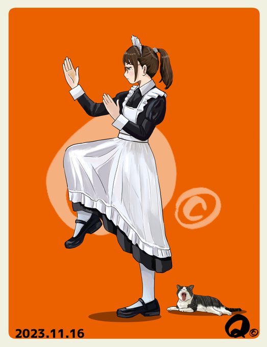 #とりあえずなんか構えたポーズ見せて 