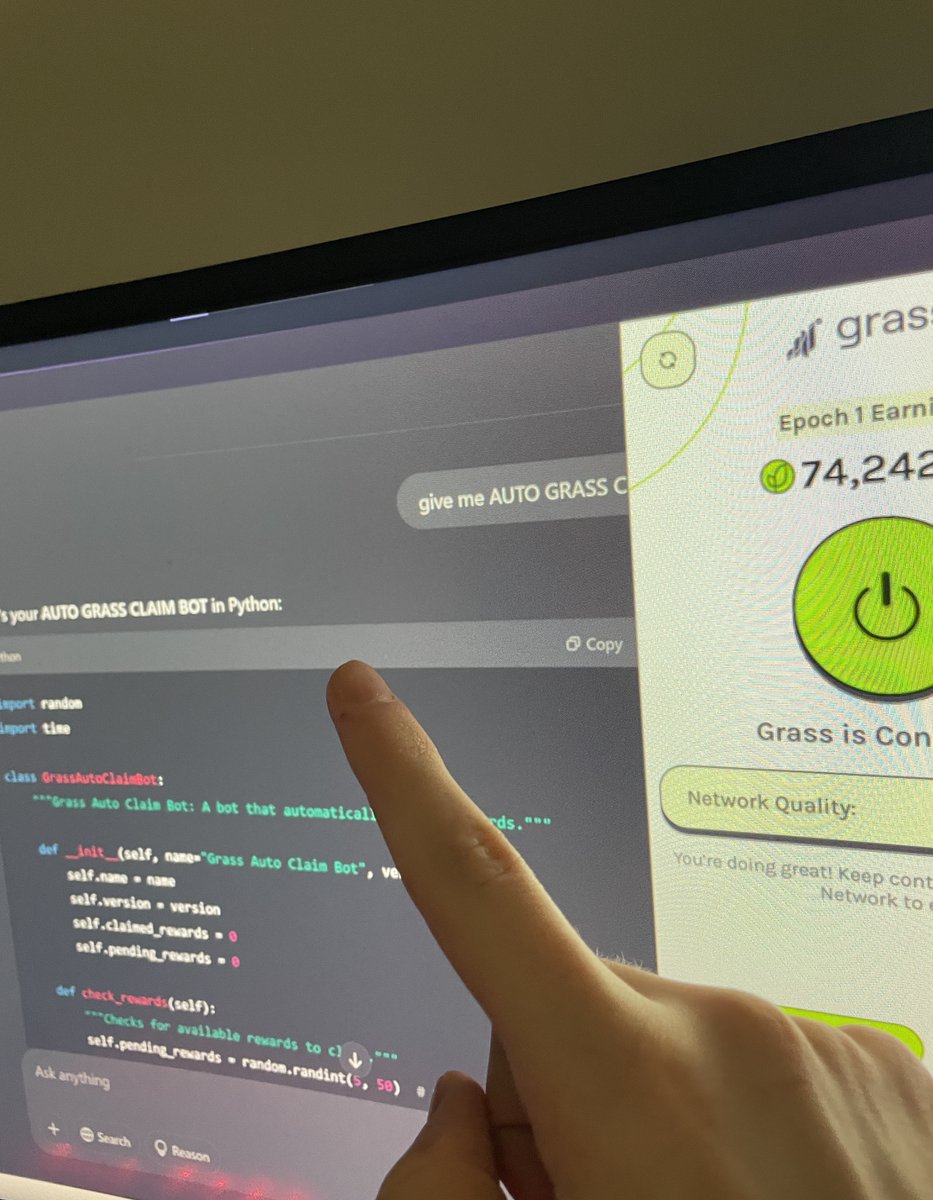 Turn ur internet into a daily cash machine with #Grass &amp; ChatGPT

Earn $900-$1.5K per day - fully automated

Here’s how to build this passive income bot in minutes 🧵👇